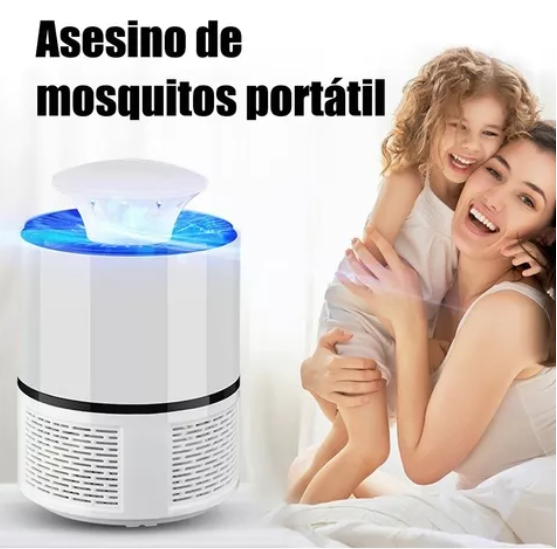 Lámpara Atrapa Mosquitos LED USB Eliminador de Insectos
