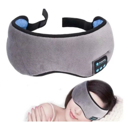 "Infografía de la Máscara Bluetooth MonteNova destacando su diseño ultra delgado y cómodo. La imagen muestra el grosor mínimo de las bocinas internas de solo 0.25 pulgadas, ideal para personas que duermen de lado sin sentir presión en los oídos. Alivio para el insomnio ."