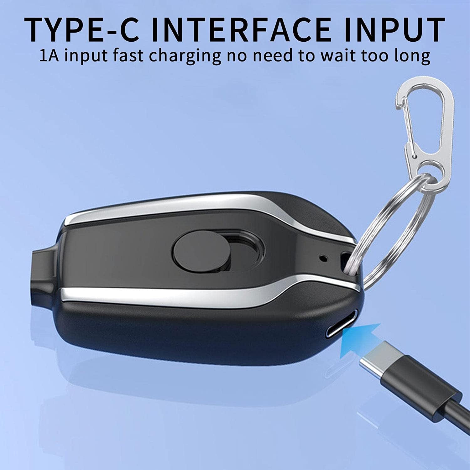 Mini Power Bank de Emergencia "PowerPod" – Cargador Portátil Ultra Compacto con Conector Retráctil