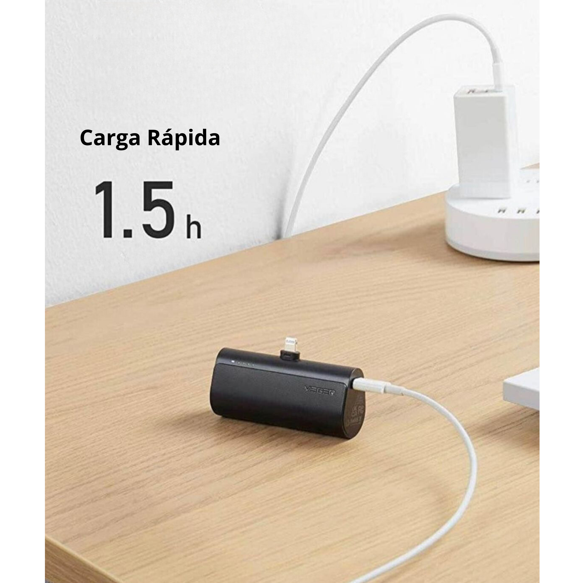 Power Bank Cargador Portátil Tipo C para Celular