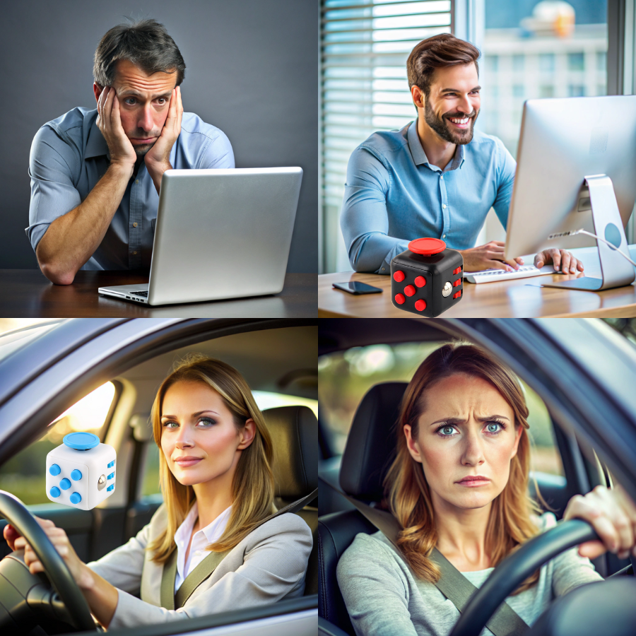 Cubo Anti Estrés Fidget Cube para Relajación