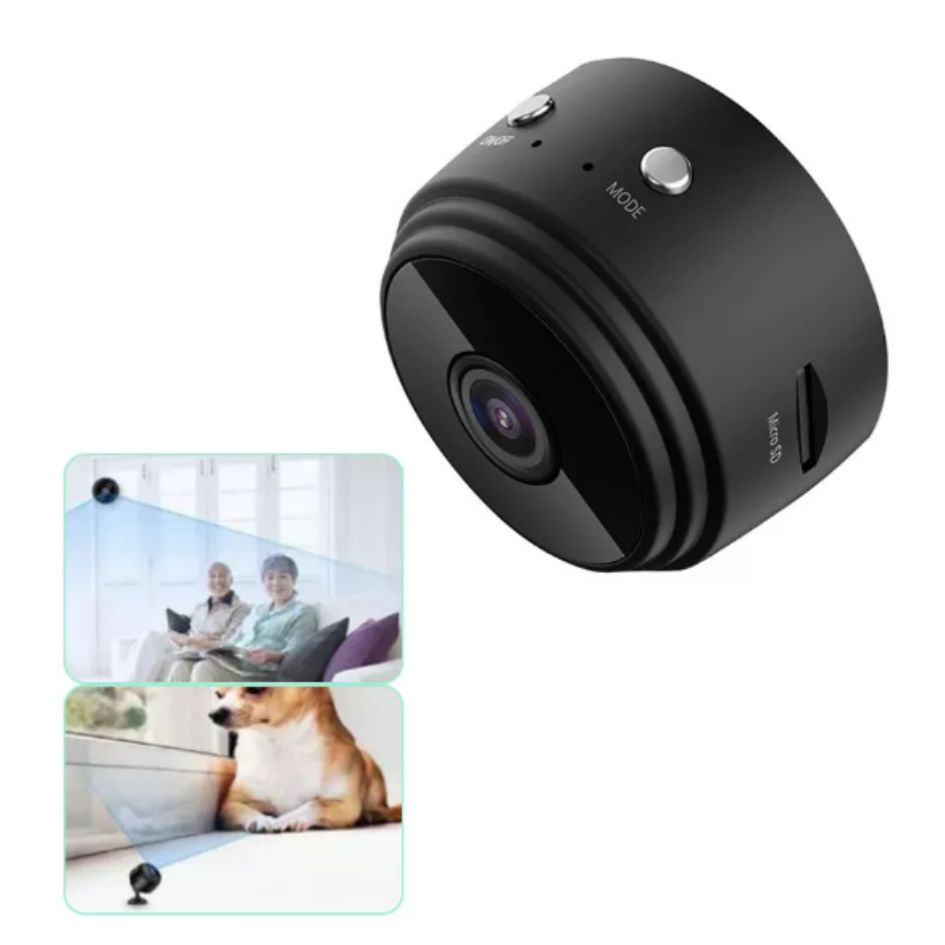Mini Cámara de Seguridad WiFi A9 HD Vigilancia Portátil