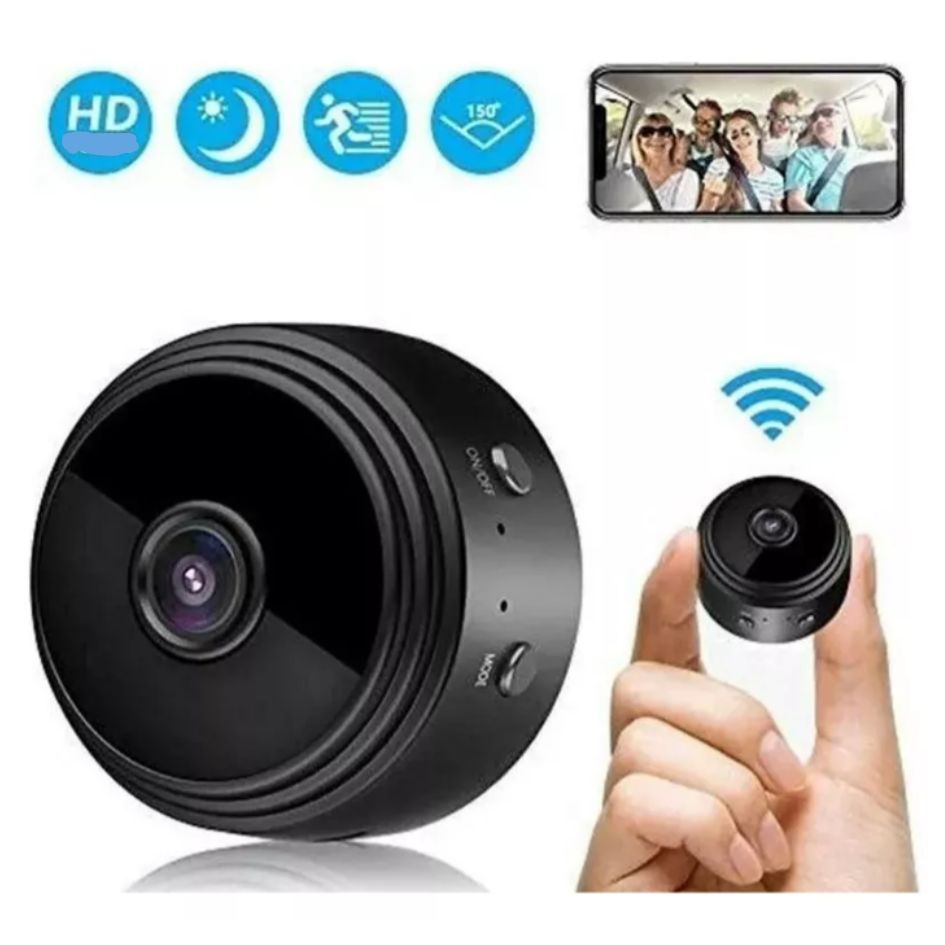 Mini Cámara de Seguridad WiFi A9 HD Vigilancia Portátil