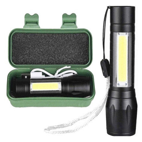 Mini Linterna LED Recargable USB de Alta Potencia