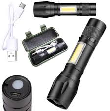 Mini Linterna LED Recargable USB de Alta Potencia