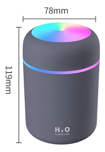 Mini Humidificador LED USB con Difusor de Aroma