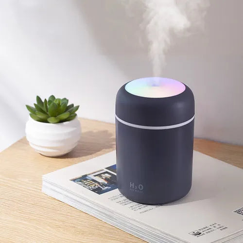 Mini Humidificador LED USB con Difusor de Aroma