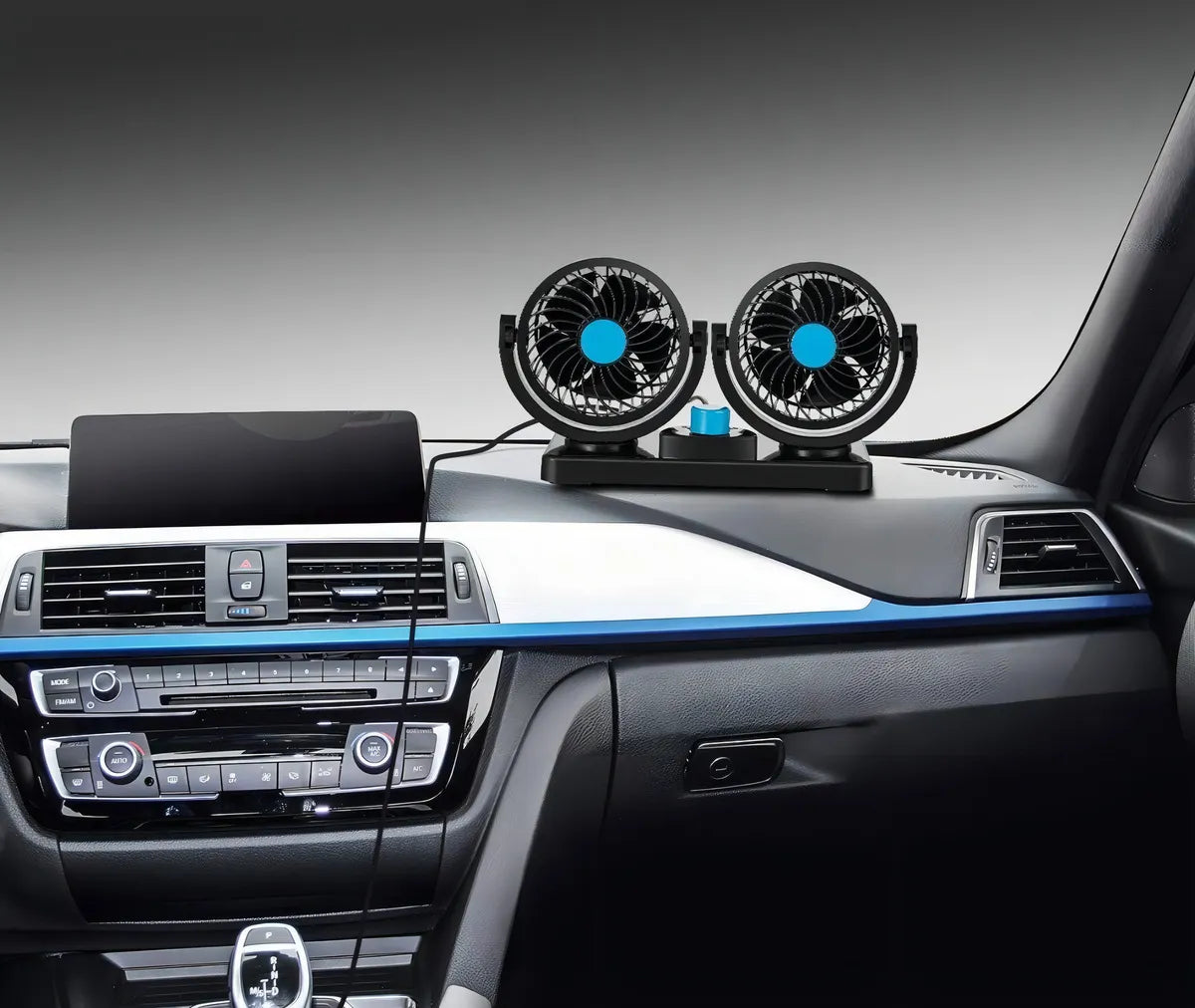 Ventilador Doble para Carro 12V con 2 Velocidades