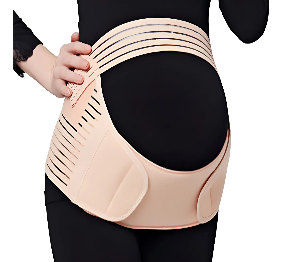 Faja de Maternidad y Soporte Lumbar – Cinturón de Apoyo Ajustable para Embarazo y Alivio del Dolor