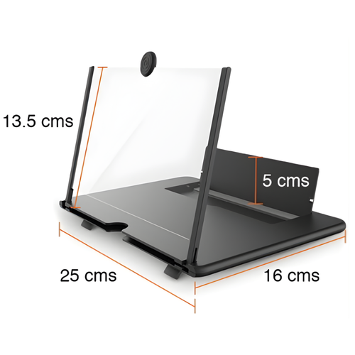 Amplificador de Pantalla 3D para Celular Lupa HD Plegable