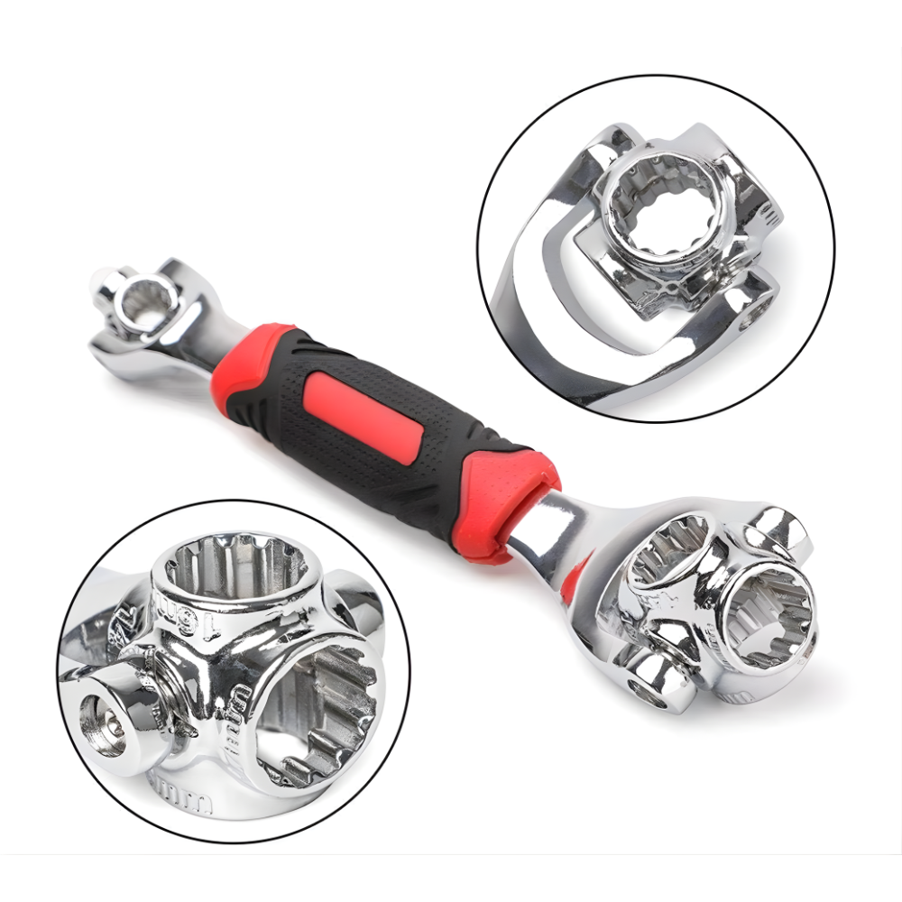 Llave Universal 360° para Tornillos | Herramienta Multifuncional
