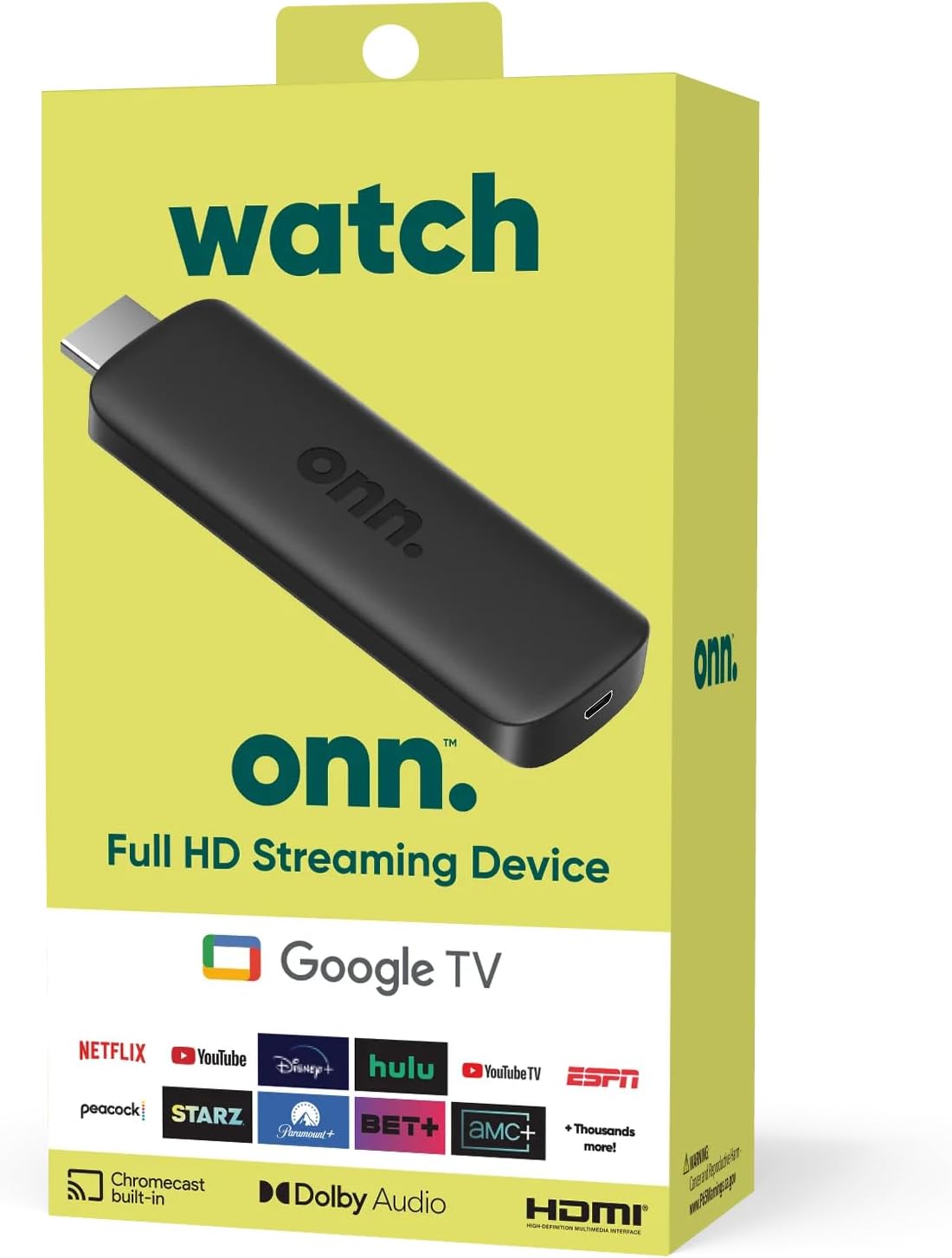 Dispositivo de Streaming Full HD para TV con Android TV