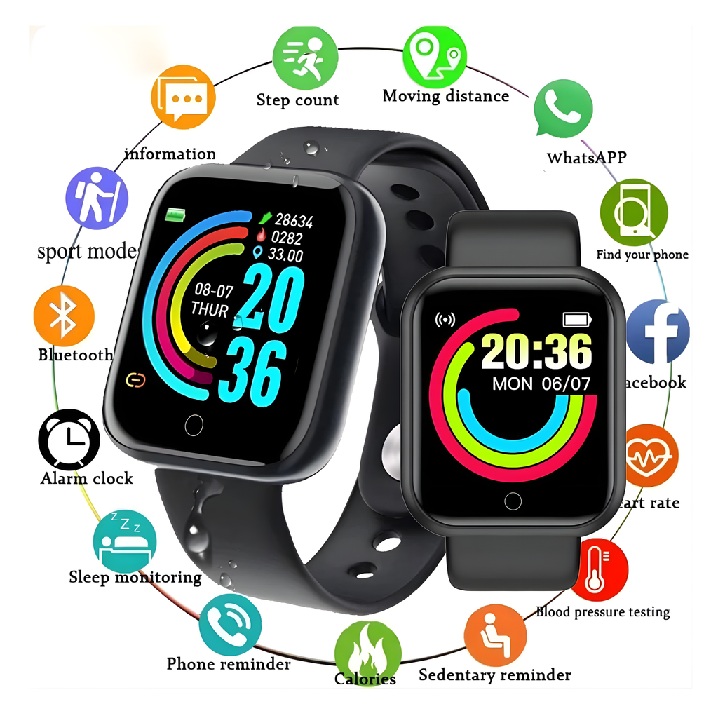 Smartwatch D20 Y68 Reloj Inteligente Deportivo Bluetooth