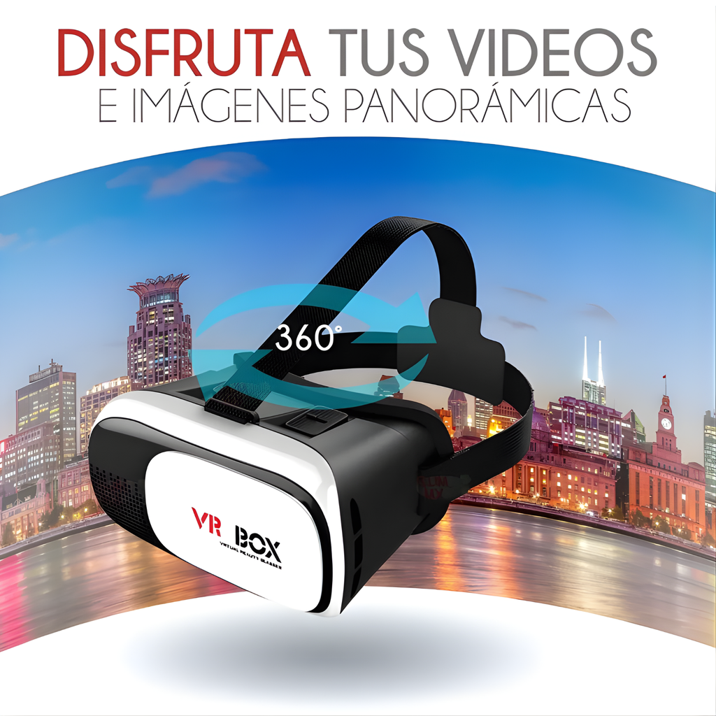 Lentes de Realidad Virtual VR Box 3D para Celular