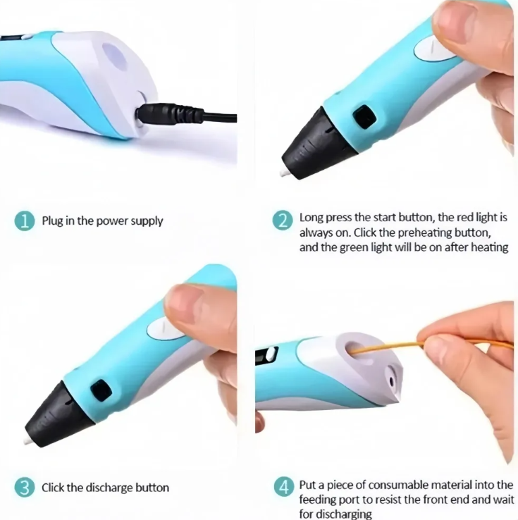 Pluma 3D para Dibujar y Crear Figuras en 3D