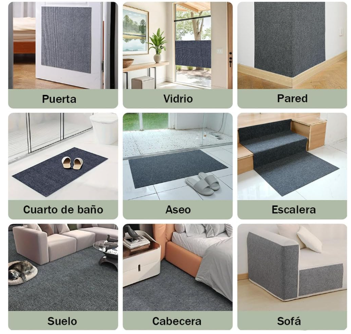Tapete Rascador para Gatos Protector de Muebles