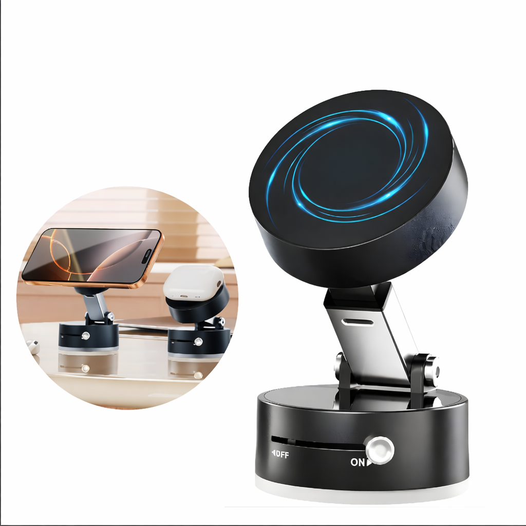 Soporte Magnético para Celular con Ventosa Ajustable para Auto